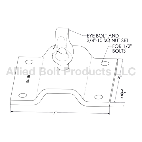 WALL PLATE STRAP ASSEMBLY Allied Bolt Products LLC